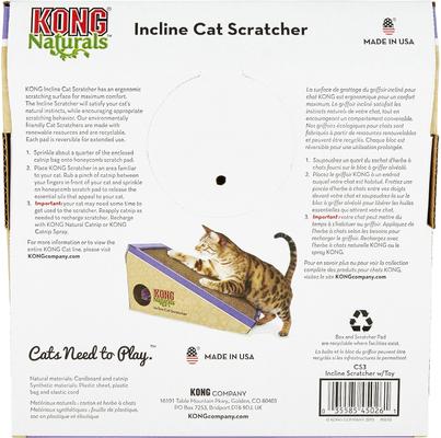 Show full view: KONG Naturals Cat Scratcher, Incline slide 4 of 8
