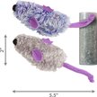 KONG Refillable Frosty Mice Catnip Cat Toy - Chewy.com