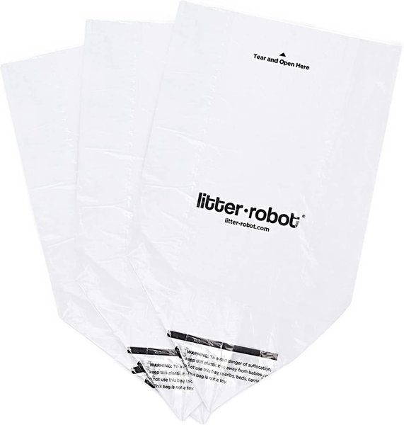 Whisker Litter-Robot Cat Litter Box Waste Drawer Liners, 50 Count slide 1 of 7