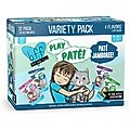 Weruva Best Feline Friend Paté Lovers, Aw Yeah! Paté Jamboree! Variety Pack Grain-Free Wet Cat Food, 2.8-oz pouch, case of 12