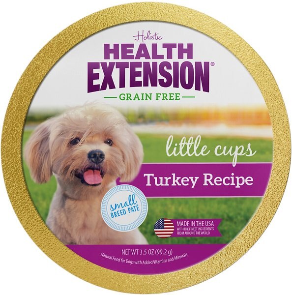 Health Extension Little Cups Grain-Free Turkey Small Breed Wet Dog Food, 3.5-oz cup, case of 12 slide 1 of 5