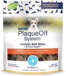 ProDen Plaqueoff System Holistic Oral Care Support Adult Dental Dog Treats, 6-oz bag, count varies