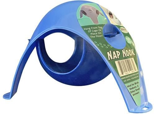 Exotic Nutrition Nap Nook Small Pet Hideout, Blue, Large slide 1 of 6