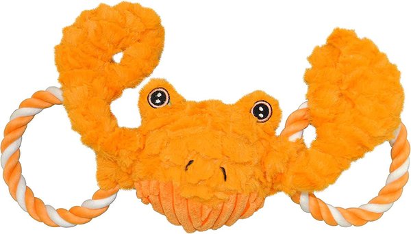 Jolly Pets Tug-a-Mals Crab Dog Toy, Medium slide 1 of 3