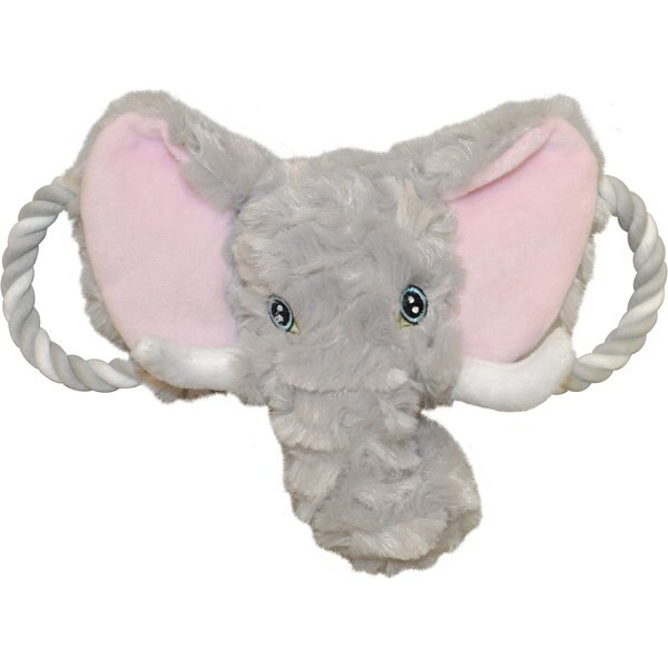 JOLLY PETS TugaMals Elephant Dog Toy, Large