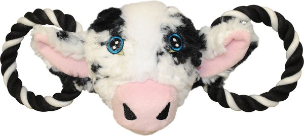 Jolly Pets Tug-a-Mals Cow Dog Toy, Large slide 1 of 5