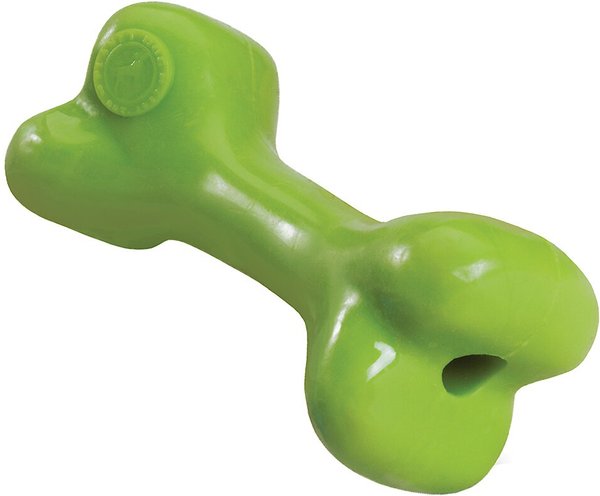 Planet Dog Orbee-Tuff Bone Tough Dog Chew Toy, Green, Small slide 1 of 11