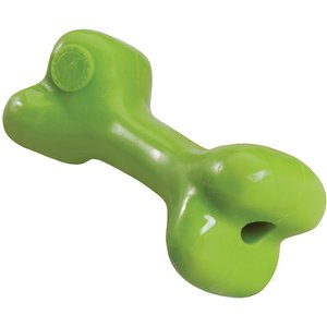Planet Dog Orbee-Tuff Bone Tough Dog Chew Toy, Green, Medium