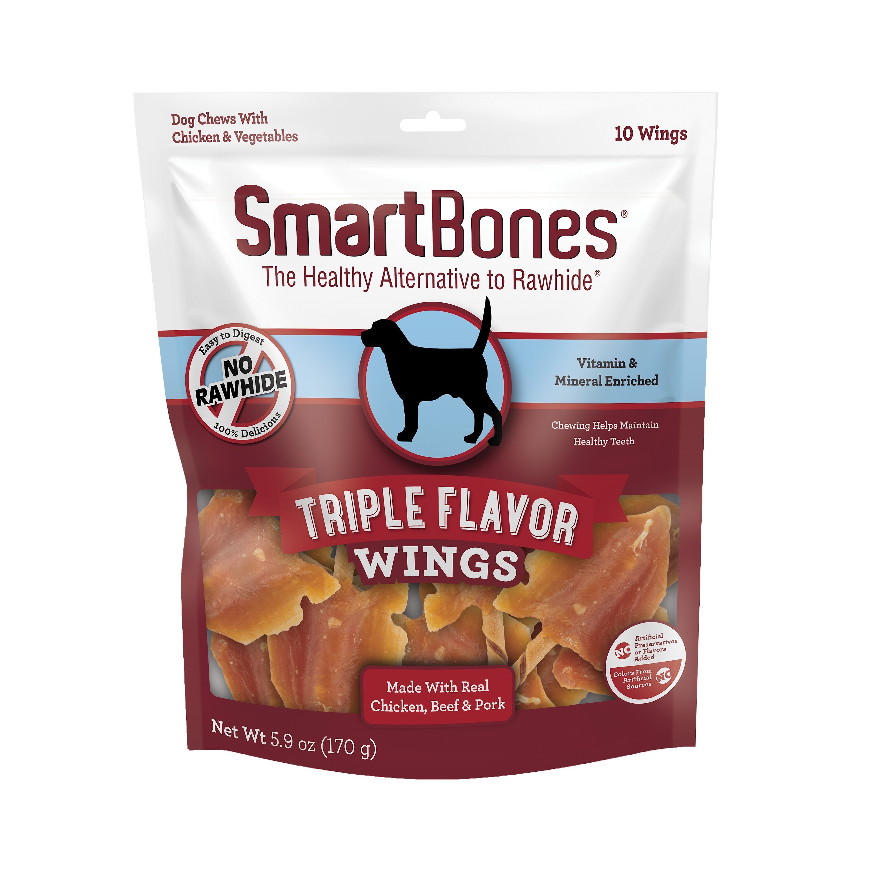 Beefeaters Triple Flavor Wings Dog Treats