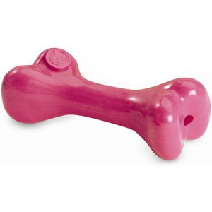 Planet Dog Orbee-Tuff Bone Tough Dog Chew Toy, Pink, Small