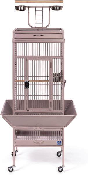 Prevue Hendryx Bird Cage 18 X 18 X 57 BLACK - Powder-Coated Steel C