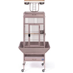 Prevue Pet Products Playtop Bird Cage, Rose, Small