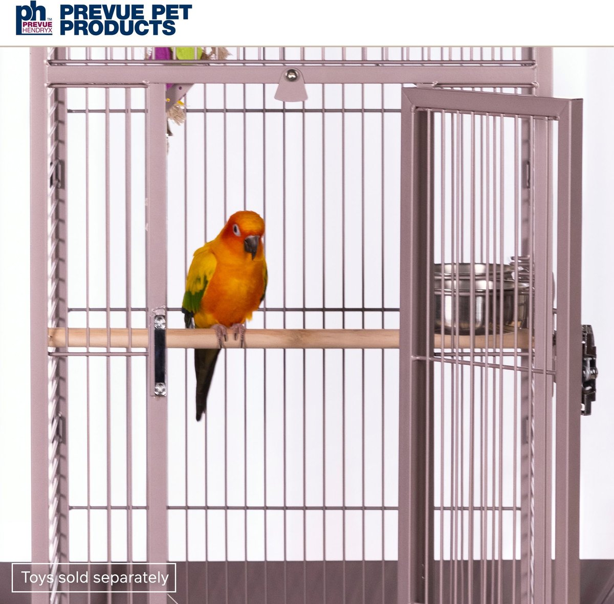 W) Prevue Hendryx<br /> Cockatiel Playtop Bird Cage - Assorted