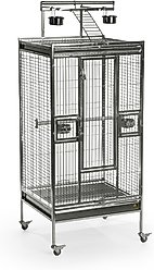 Prevue Pet Products Playtop Bird Cage, Stainless Steel, Medium