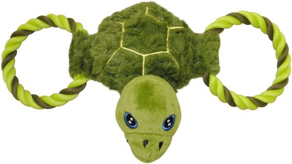 Jolly Pets Tug-a-Mals Turtle Dog Toy, Medium slide 1 of 8