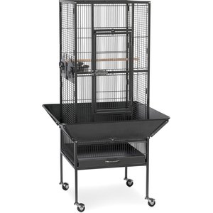 Prevue Pet Products Deluxe Bird Cage, Black Hammertone