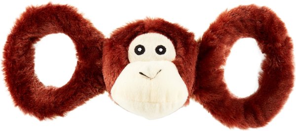 Discontinued - JOLLY PETS Tug-a-Mals Monkey Dog Toy, Large - Chewy.com