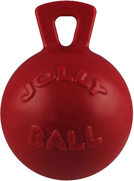 Jolly Pets Tug-n-Toss Dog Toy, Red, 8-in slide 1 of 6