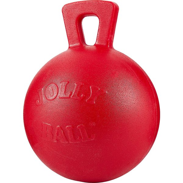 JOLLY PETS TugnToss Dog Toy, Red, 10in