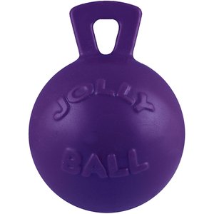 Jolly Pets Tug-n-Toss Dog Toy, Purple, 6-in