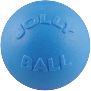 Jolly Pets Bounce-n-Play Dog Toy, Blueberry, 4.5-in