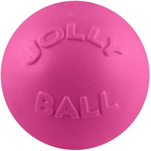 Jolly Pets Bounce-n-Play Dog Toy, P-ink, 6-in
