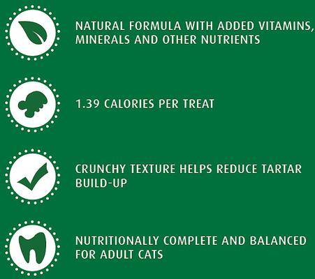 Show full view: Greenies Feline Savory Salmon Flavor Adult Dental Cat Treats, 5.5-oz bag slide 6 of 11