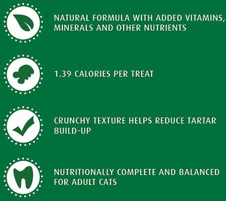 Show full view: Greenies Feline Oven Roasted Chicken Flavor Adult Dental Cat Treats, 5.5-oz bag slide 6 of 12