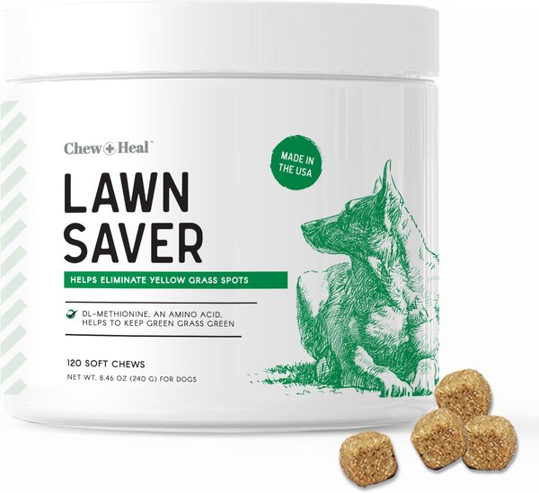 Chew + Heal Lawn Savor Soft Chew Lawn Protection Supplement for Dogs, 120 count slide 1 of 7