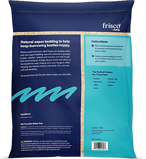 Frisco Aspen Snake Bedding, 24-qt