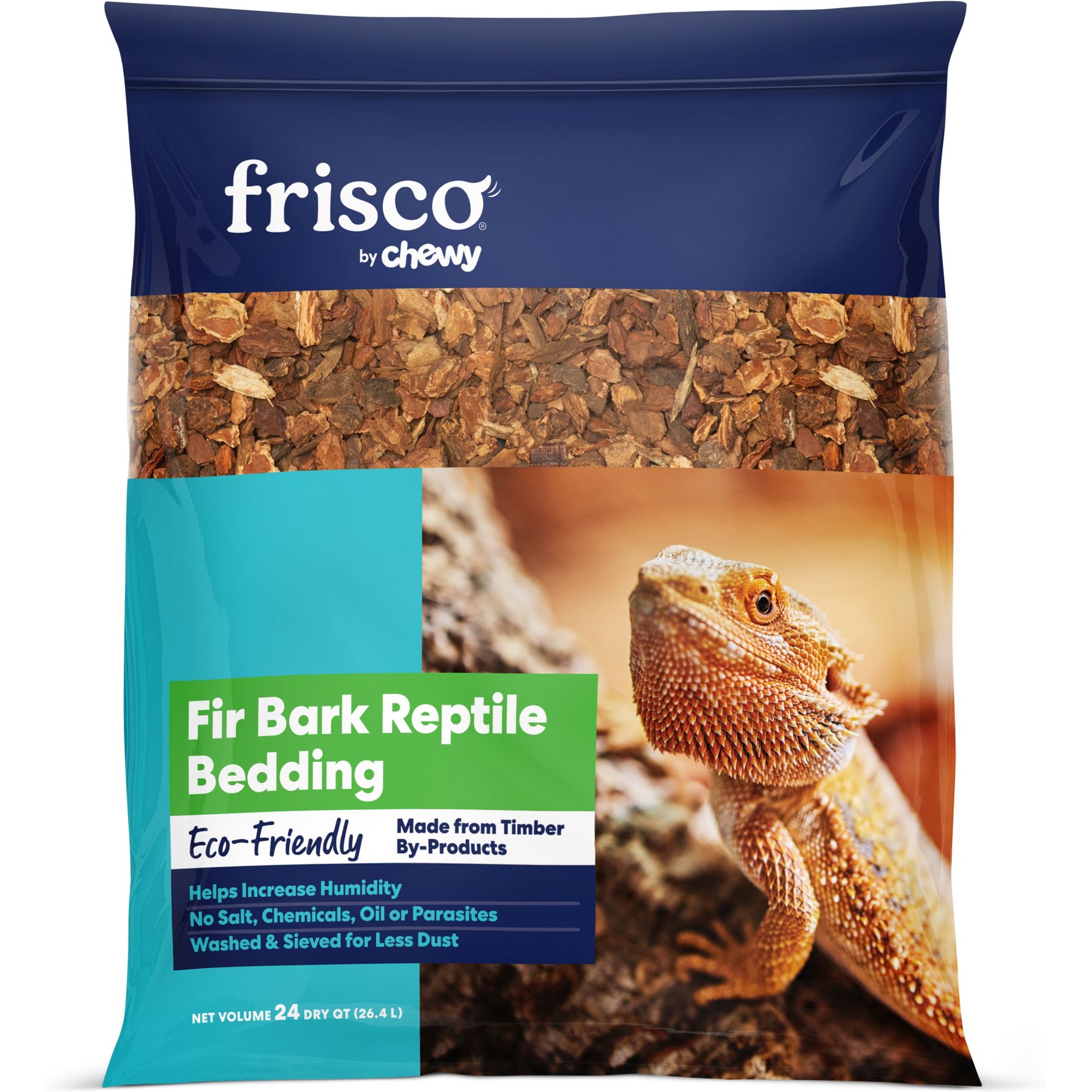 FRISCO Fir Bark Reptile Bedding 24 qt Chewy