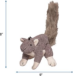 HuggleHounds Feller Durable Plush Squirrel Squeaky Dog Toy, Lil Squirrel slide 2 of 7