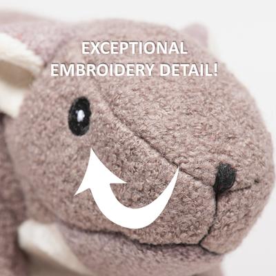 Show full view: HuggleHounds Feller Durable Plush Squirrel Squeaky Dog Toy, Lil Squirrel slide 7 of 10