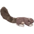 HuggleHounds Big Feller Durable Plush Squirrel Squeaky Dog Toy