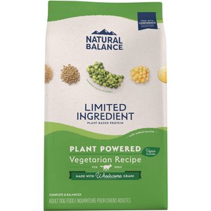 Natural Balance Limited Ingredient Vegetarian Recipe Dry Dog Food, 4-lb bag