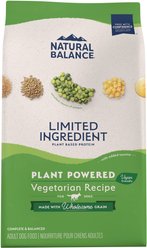 Natural Balance Limited Ingredient Vegetarian Recipe Dry Dog Food, 12-lb bag