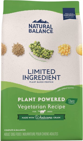 Natural Balance Limited Ingredient Vegetarian Recipe Dry Dog Food, 24-lb bag slide 1 of 8
