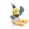 Show in main carousel: HuggleHounds Barnyard Durable Plush Corduroy Knottie Duck Squeaky Dog Toy, Small slide 4 of 11
