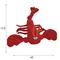 Show in main carousel: HuggleHounds Sea Creature Durable Plush Corduroy Knottie Squeaky Dog Toy, Lobsta, Large slide 2 of 12