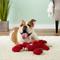 Show in main carousel: HuggleHounds Sea Creature Durable Plush Corduroy Knottie Squeaky Dog Toy, Lobsta, Large slide 3 of 12