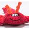 Show in main carousel: HuggleHounds Sea Creature Durable Plush Corduroy Knottie Squeaky Dog Toy, Lobsta, Large slide 6 of 12