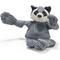 Show in main carousel: HuggleHounds Woodlands Durable Plush Corduroy Knottie Racoon Squeaky Dog Toy, Small slide 1 of 9