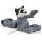 Show in main carousel: HuggleHounds Woodlands Durable Plush Corduroy Knottie Racoon Squeaky Dog Toy, Small slide 4 of 9