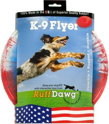 Ruff Dawg K9 Flyer Disc Dog Toy, Color Varies, Flyer