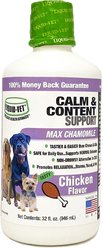Liquid-Vet Calm & Content Support Chicken Flavor Calming Supplement for Dogs, 32-oz bottle