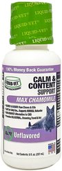 Liquid-Vet Calm & Content Support Unflavored Liquid Calming Supplement for Cats, 8-oz bottle