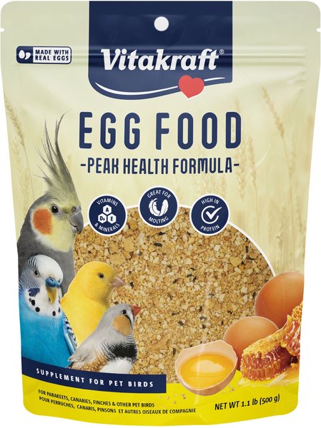 Vitakraft VitaSmart Egg Food Daily Calcium Supplement for Birds, 1.1-lb bag slide 1 of 6