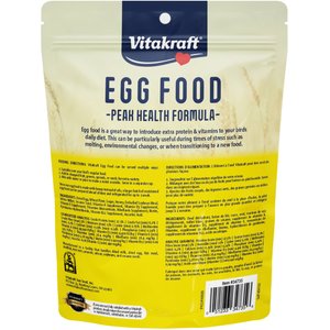 Vitakraft VitaSmart Egg Food Daily Calcium Supplement for Birds, 1.1-lb bag