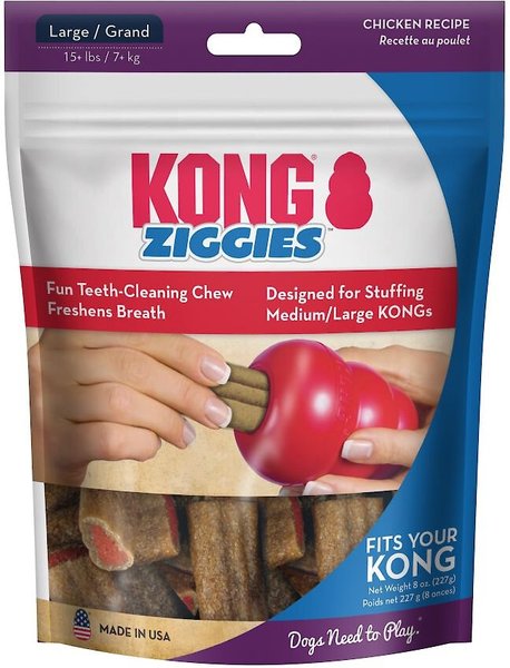 KONG - Classic Dog Toys with Easy Treat Peanut Butter Dog Treats, 8 Ounce -  for X-Small Dogs