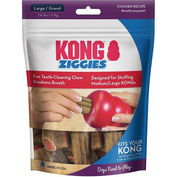 Kong Stufferz Chicken Dog Treat - Medium/Large